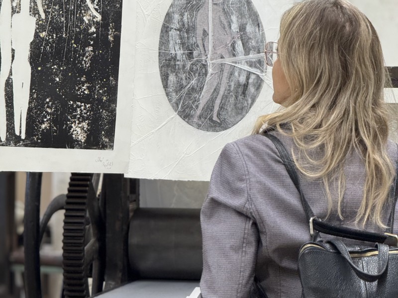 Restitution des ateliers du soir, 2025, atelier gravure