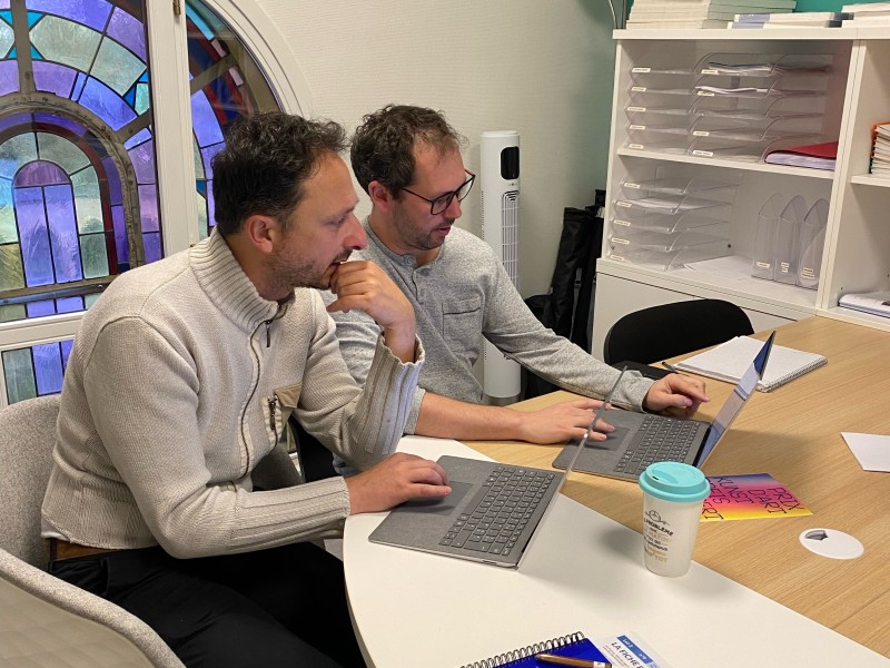 Renaldo Greco et Grégory Beaumont, responsables des études musique et danse