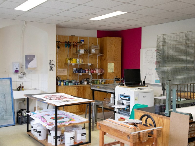 Pôle édition, photographie de Chrisline Coutant, ©ÉSAL 2023