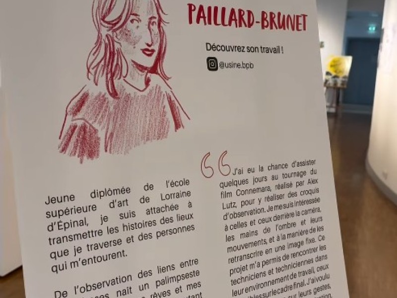 Vue de l'exposition à la Région Grand Est à Strasbourg