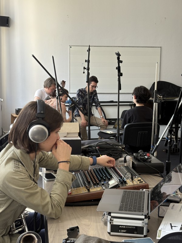 Cours de technique du son, photo Elise Rougeron