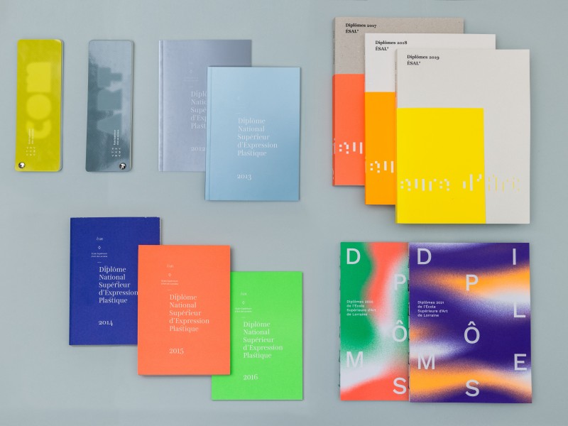 Photo des publications annuelles des diplômes entre 2010 et 2021