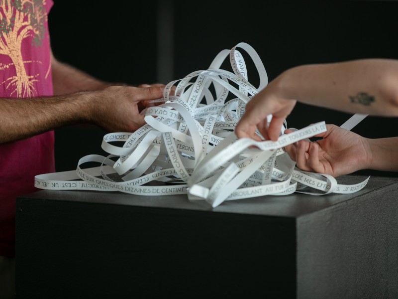 Installation des DNSEP Communication 2021, © Romain Gamba