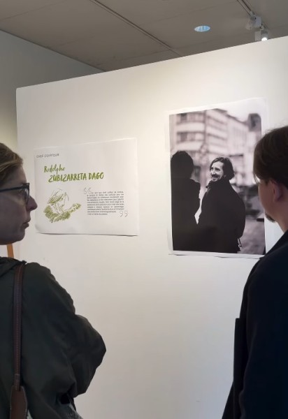 Vue de l'exposition à la Région Grand est à Strasbourg