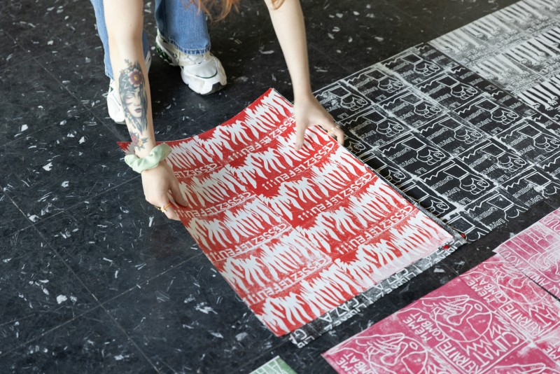 Installation DNA Art, 2024, © Romain Gamba