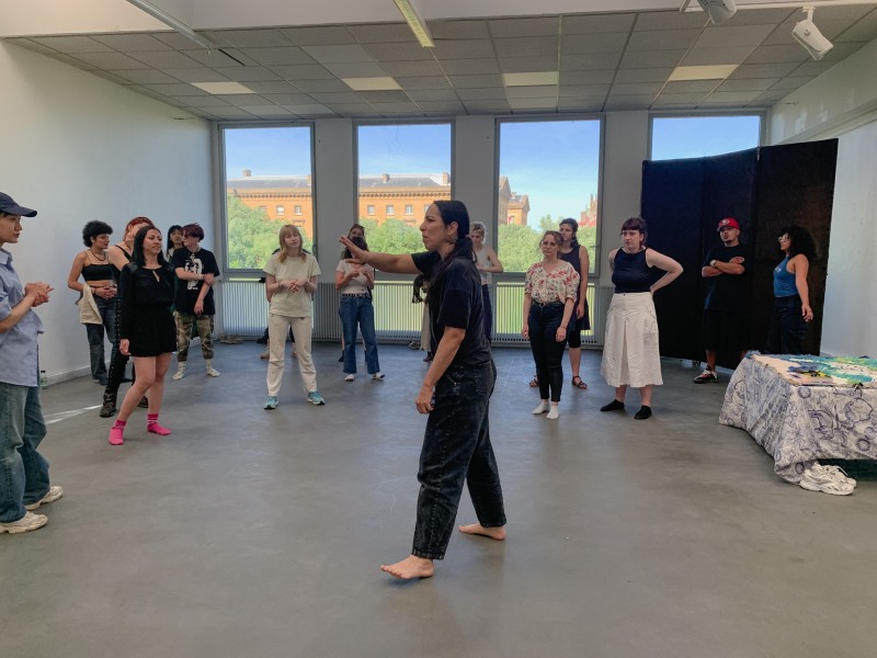 Workshop avec Amanda Pina, artiste du festival