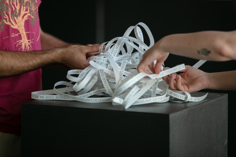 Installation des DNSEP Communication 2021, © Romain Gamba