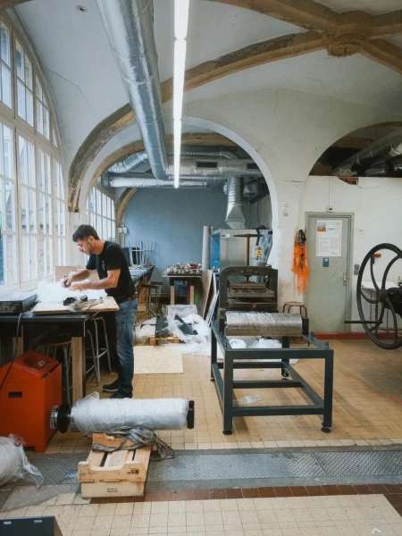 presses en salle gravure © torculos ribes